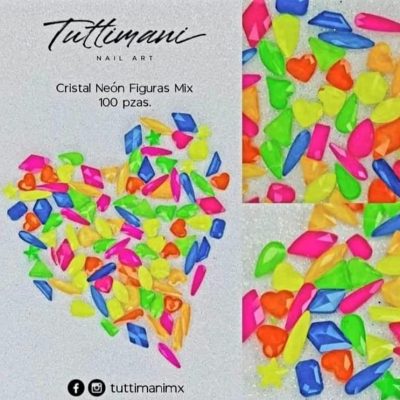 Cristal Mix Tuttimani Figuras Neon