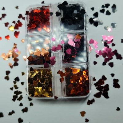 Acetato de corazon Mod #1 Lovely Nails