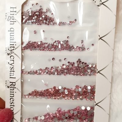 Blister Exotic Nails Cristales Baby Rose