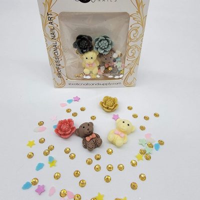 Kawaii Exotic Nails Ositos
