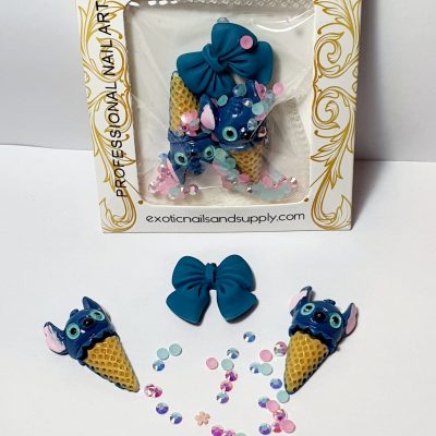 Kawaii Exotic Nails Stich Conito