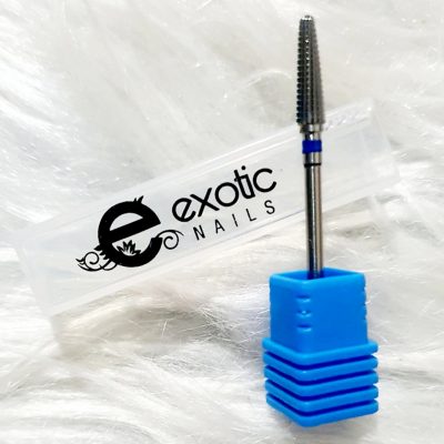 Punta Exotic Nails carburo de tungsteno ,ideal para retoque o sellar en área de cuticula Grano medio
