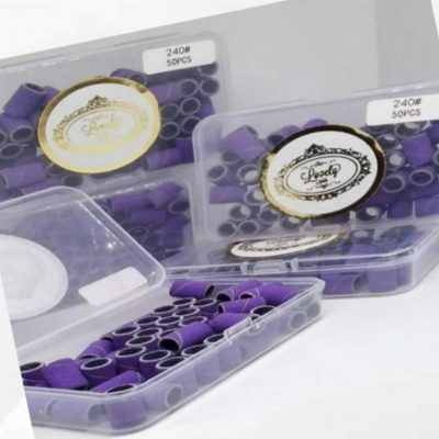 Barilitos morados 50 pzas Lovely nails