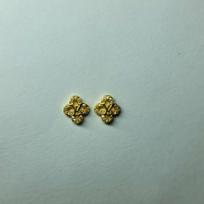 Dije Lovely Nails Zirconia  Logo Lv 1 par