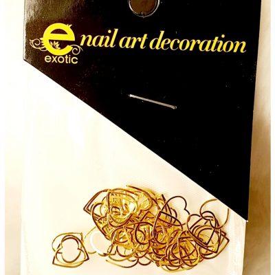 Dije Exotic Nails Corazón metalico