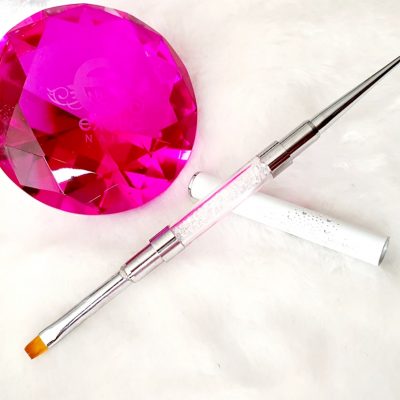 Pincel Duo blanco,liner /square gel Exotic nails