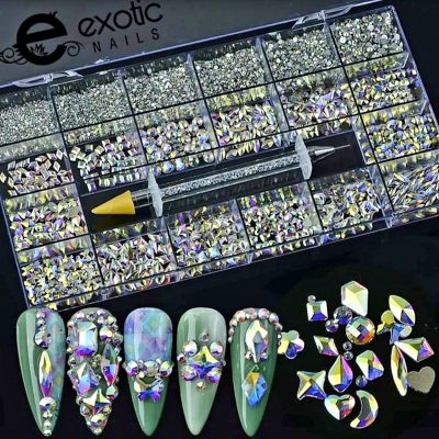 Caja de cristales Exotic Nails Tornasol