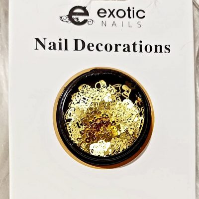 Decoracion metalica  Navideña Exotic Nails