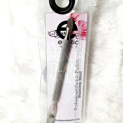 Empujador Exotic Nails cuticula para uso profesional Plata