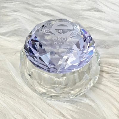 Godete Exotic nails tapa de diamante Lila