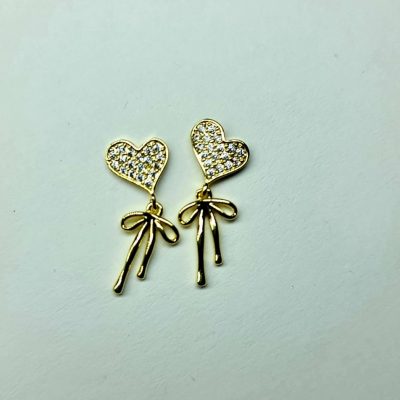 Dije Lovely Nails corazon Colgante Zirconia