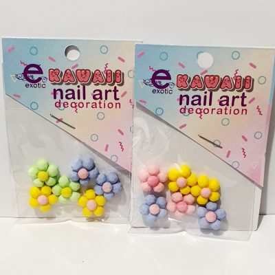 Kawaii Exotic Nails Flores Grandes Mix #2