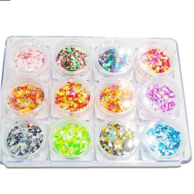 Charola de Acetatos con 12 modelos diferentes lovely nails