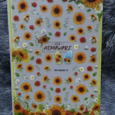 Stiker Lovely Nails Girasol 1