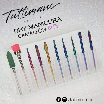 Set Manicure Tuttimani Dry Manicura Camaleón BITS