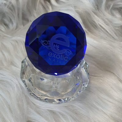 Godete Exotic nails tapa de diamante Azul Rey