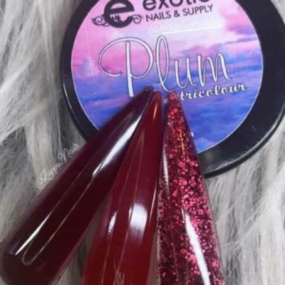 Colección Exotic Nails Tricolor plum 1/4oz