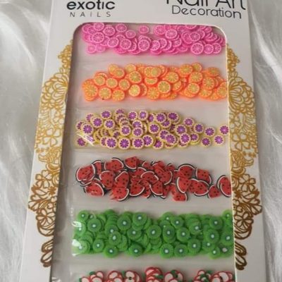 Blister Exotic Nails Fimos de frutas