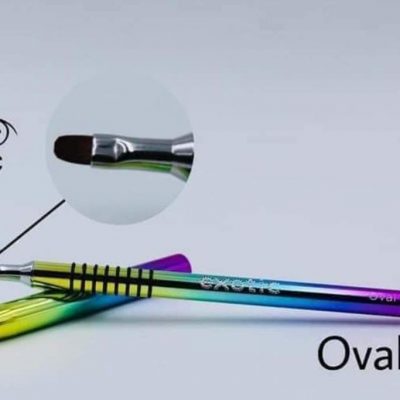 Pincel Exotic Nails Rainbow Mini Oval