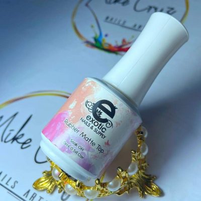 Rubber Matte Top Exotic Nails 15ml.