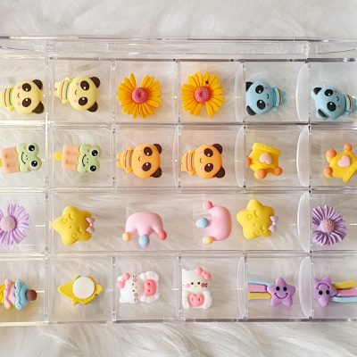 Caja de figuras Kawaii Exotic Nails