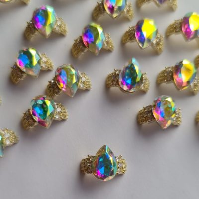 Dije Lovely Nails Anillo Tornasol
