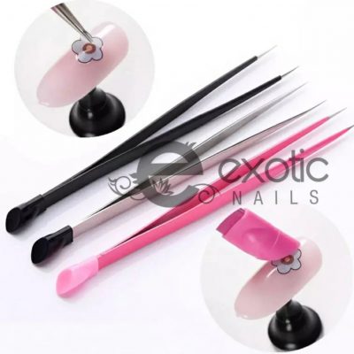 Herramienta para stiker rosa Exotic Nails