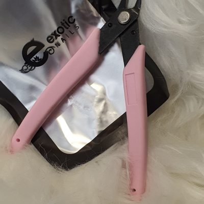 Pinza para retirar cristales Color Rosa Exotic Nails