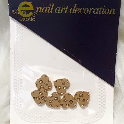 Dijes Exotic Nails de Corazon Capuchino