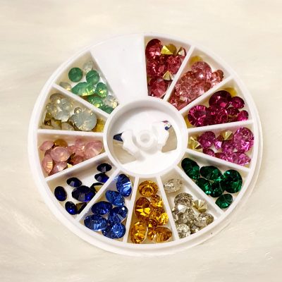 Cristal de Incrustacion ,Mix de color ,Exotic Nails