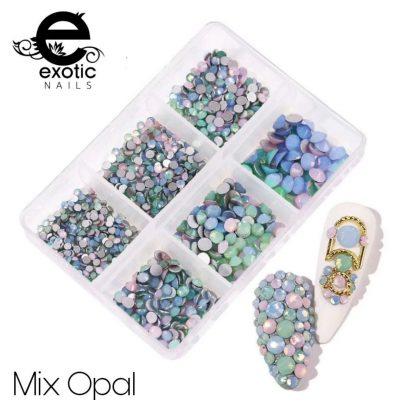 Mix de Cristal Opal Exotic Nails
