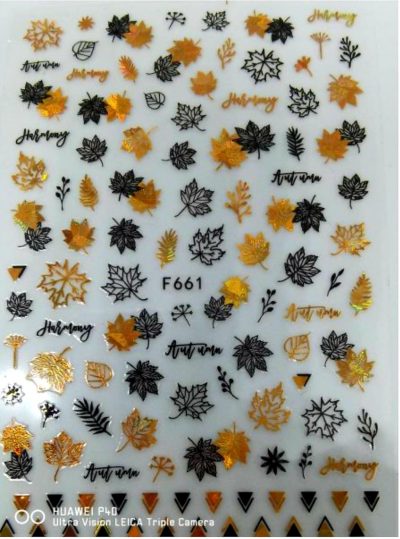 Stiker Lovely Nails otoño 661