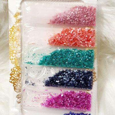 Blister Exotic Nails Concha nacar triturada #1