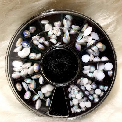 Carrusel Exotic Nails perlas concha nacar tornasol