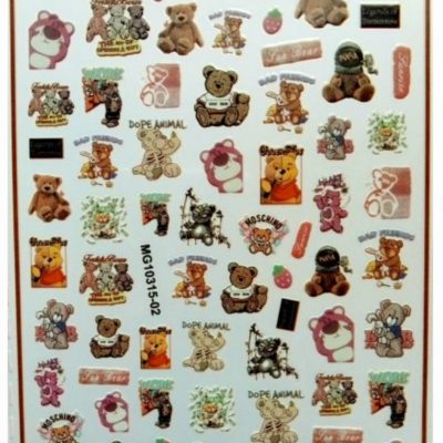 Stiker Lovely Nails Ositos