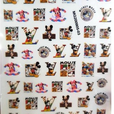 Stiker Lovely Nails Micky LV