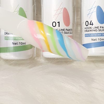 Gel painting Linner Gama pastel