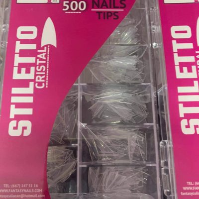Tip Fantasy Nails Stileto Cristal
500 piezas