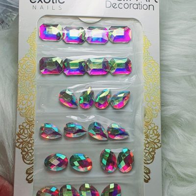 Cristales Mix Exotic Nails Tornasol Jumbo