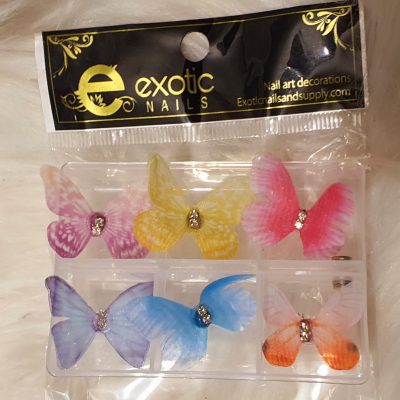 Dije de mariposas con Iman #2 Exotic Nails