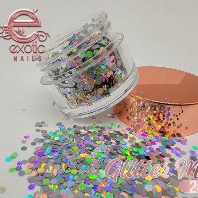 Glitter Mix Exotic Nails #26