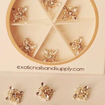 Dije Exotic Nails Carrusel de zirconia