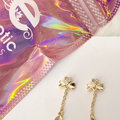 Dije Exotic Nails Zirconia Mariposa colgante