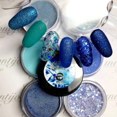 Coleccion Exotic Nails 6 tonos Blue diamond