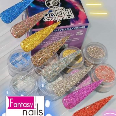 Coleccion Fantasy Nails Reflectiva 
Crystell 
8 tonos