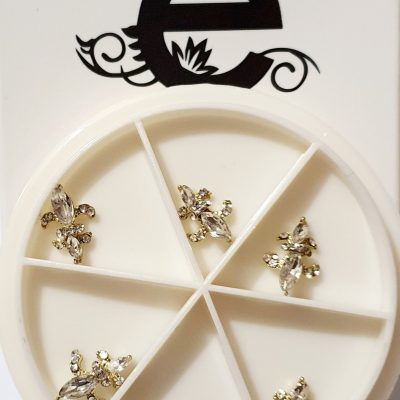 Dije Exotic Nails Carrusel Arabescos dorados