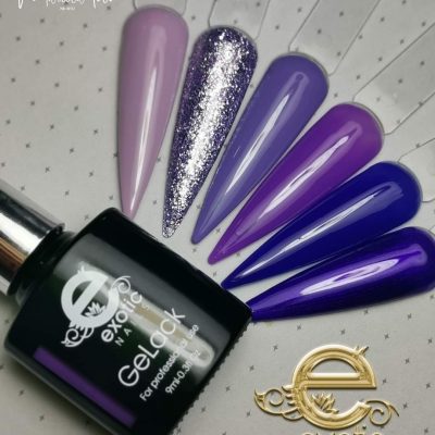 Gama Gelack Exotic Nails 6 tonos Purple 9 ml