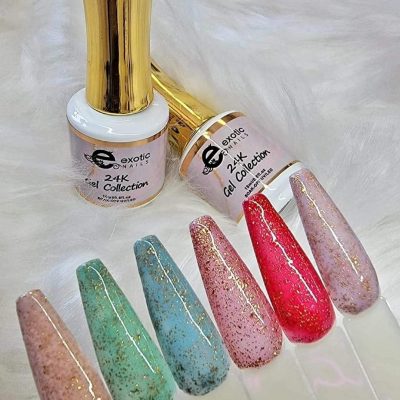 Gama Gelack Exotic Nails 6 tonos 24k #1