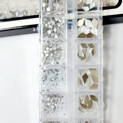 Cristal Mix Lovely Nails Opal Figuras y redondo