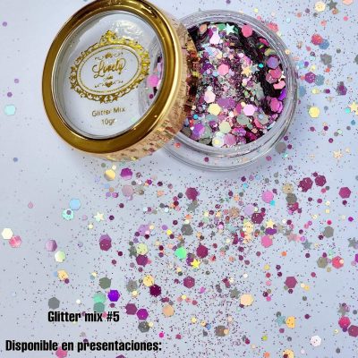 Glitter Mix Lovely Nails #5